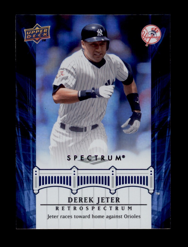 2008 UPPER DECK SPECTRUM RETROSPECTRUM #DJ52 DEREK JETER NEW YORK YANKEES HOF