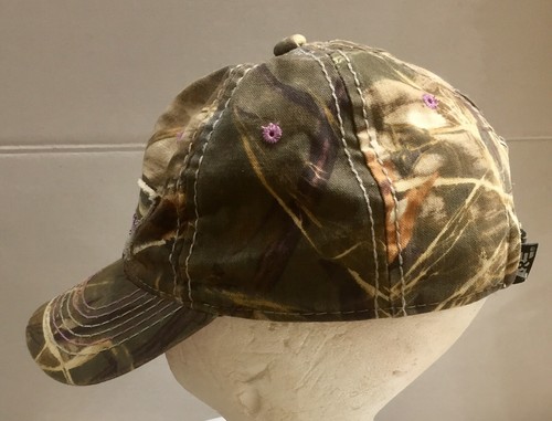 Duck Dynasty Camouflage Official Baseball Cap Women’s Purple Stitching Strapback - Picture 4 of 9