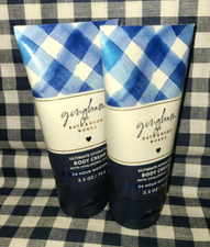 2-Pack NEW Gingham TRAVEL Body Cream 2.5 oz Bath  Body Works SHIPS FREE 
