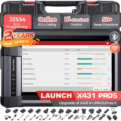 2025 LAUNCH X431 PRO 5 Elite Profi KFZ OBD2 Diagnosegerät J2534 ECU Program RDKS