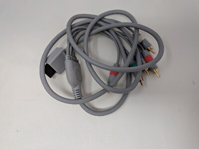 Component Cables Wii Video Black And White Nintendo Wii Component