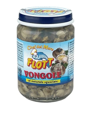 ITAL. FEINKOST DRAGONE Vongole al naturale – Flott - Venusmuscheln im Aufguss