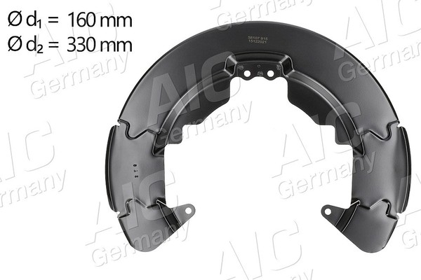 AIC Spritzblech, Bremsscheibe Vorderachse Links, Vorderachse Rechts FüR Ford-image