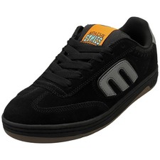 Etnies Locut X Apache Mens Skate Trainers in Black Grey - 8 UK