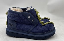 UGG Australia Boys Dydo Neumel II 1095027K Blue Suede Ankle Chukka Boots Size 2