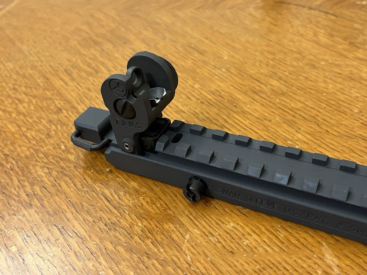 Vintage A.R.M.S. #38 EX Swan Scope Mount with Sight 14