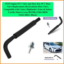 Engine Pcv Valve And Hose Kit Pcv Hose Valve Replacement Recirculation Hose...