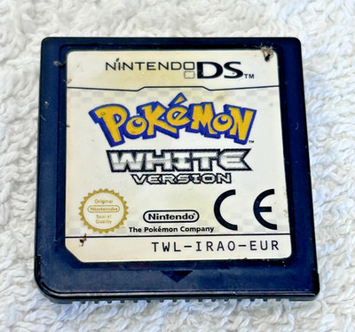 Nintendo DS Pokemon Weiße Version Spiel Cartridge getestet
