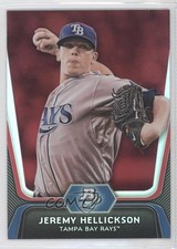 2012 Bowman Platinum Red Jeremy Hellickson #25 9y7