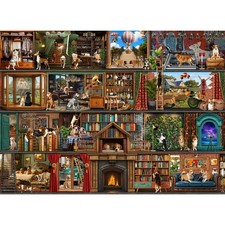 Puzzles for Adults 1000 Pieces,Dog Theater Difficult Puzzles for Adults,1000 ...