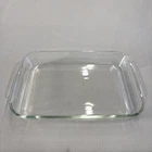 Pyrex Casserole Baking Dish #233-R Clear Glass 13x9x2 3Qt 3L Lasagna Pan Vintage