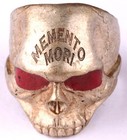 Ring Remember to die Memento mori skull Antique amulet protecting against death — photo 9