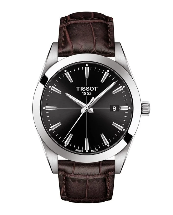 Tissot Uomo T1114173744100 Orologio Al Quarzo – Cassa Acciaio Nero, Quadrante Nero, Cinturino In Caucciù