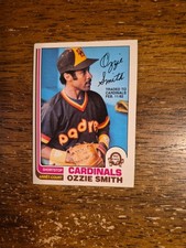 1982 O Pee Chee Baseball Ozzie Smith Card #95; Traded To Cardinals