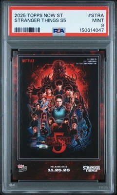 2025 TOPPS NOW STRANGER THINGS #STRA STRANGER THINGS S5 PSA 9 | eBay