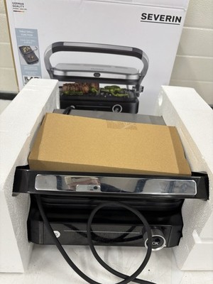 B-Ware SEVERIN Kontaktgrill KG 2395 1800W Antihaft BBQ Grill
