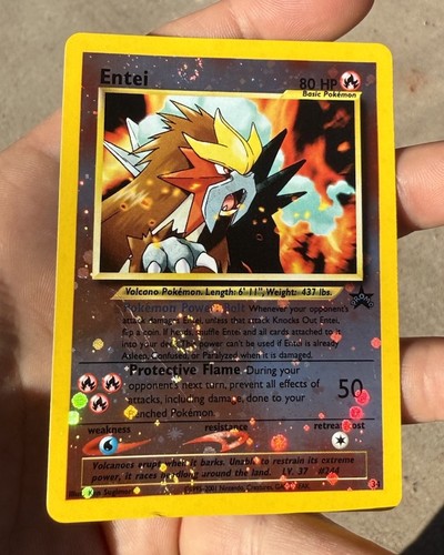 Entei 34/53 Wotc Promo Reverse Holo - Triple Swirl - NM / LP - * Vintage Pokemon - Bild 4 von 13