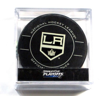 2012 Stanley Cup Playoffs LA Kings NHL Official Game Puck New in Cube Sealed