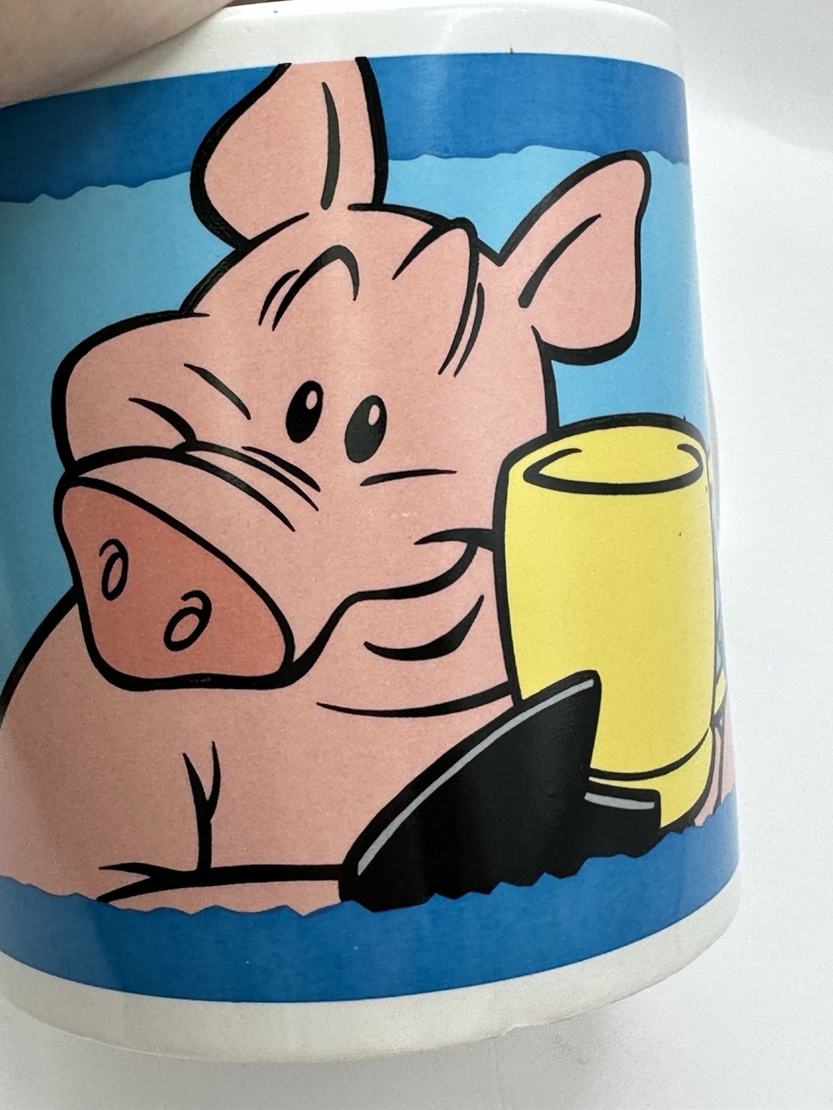 90’s The Yak Pack PIG Mug “My Cup Of Mud!” Vtg 1999 Large Coffee Cup Funny Gift