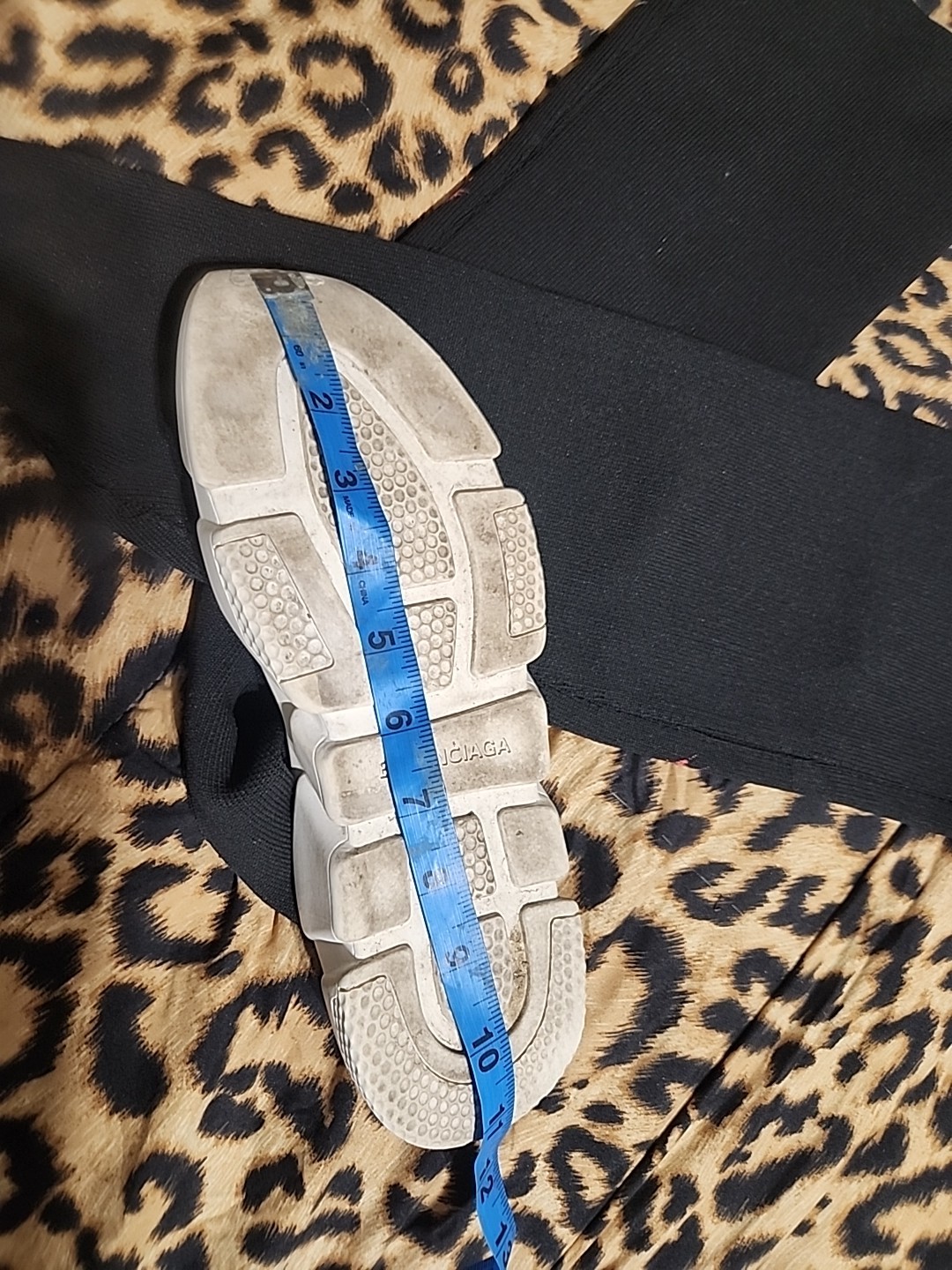 Balenciaga Speed Sock Sneakers in black with white and red logo detailing. thumbnail 4