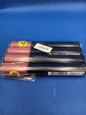 4 Pack L'OREAL INFALLIBLE Pro-Last 2 Step Lipcolor Lipstick #123 ALWAYS ALMOND