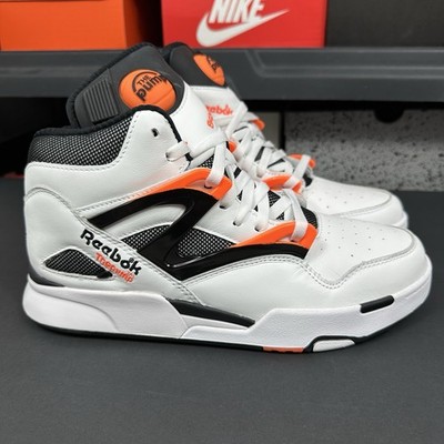 Size 8.5 - Reebok Pump Omni Zone II White Black Orange 100252505 G57539