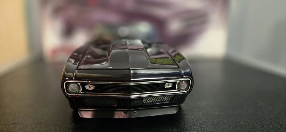 GMP 1/18 diecast 68 Drag Camaro PURPLE metallic 1968 Chevy G1800309 - Image 4 of 4