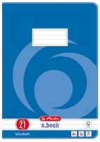 Herlitz Schulheft X.Book, Din A4, Lineatur 37 / Liniert