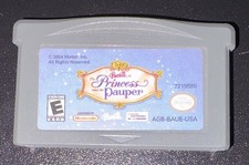 Barbie as The Princess and the Pauper (Game Boy Advance) Cartridge Only E