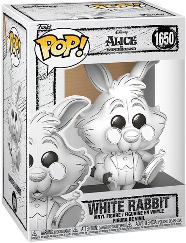 Funko POP! Disney: Sketched - White Rabbit [New Toy] Vinyl Figure, Collectible