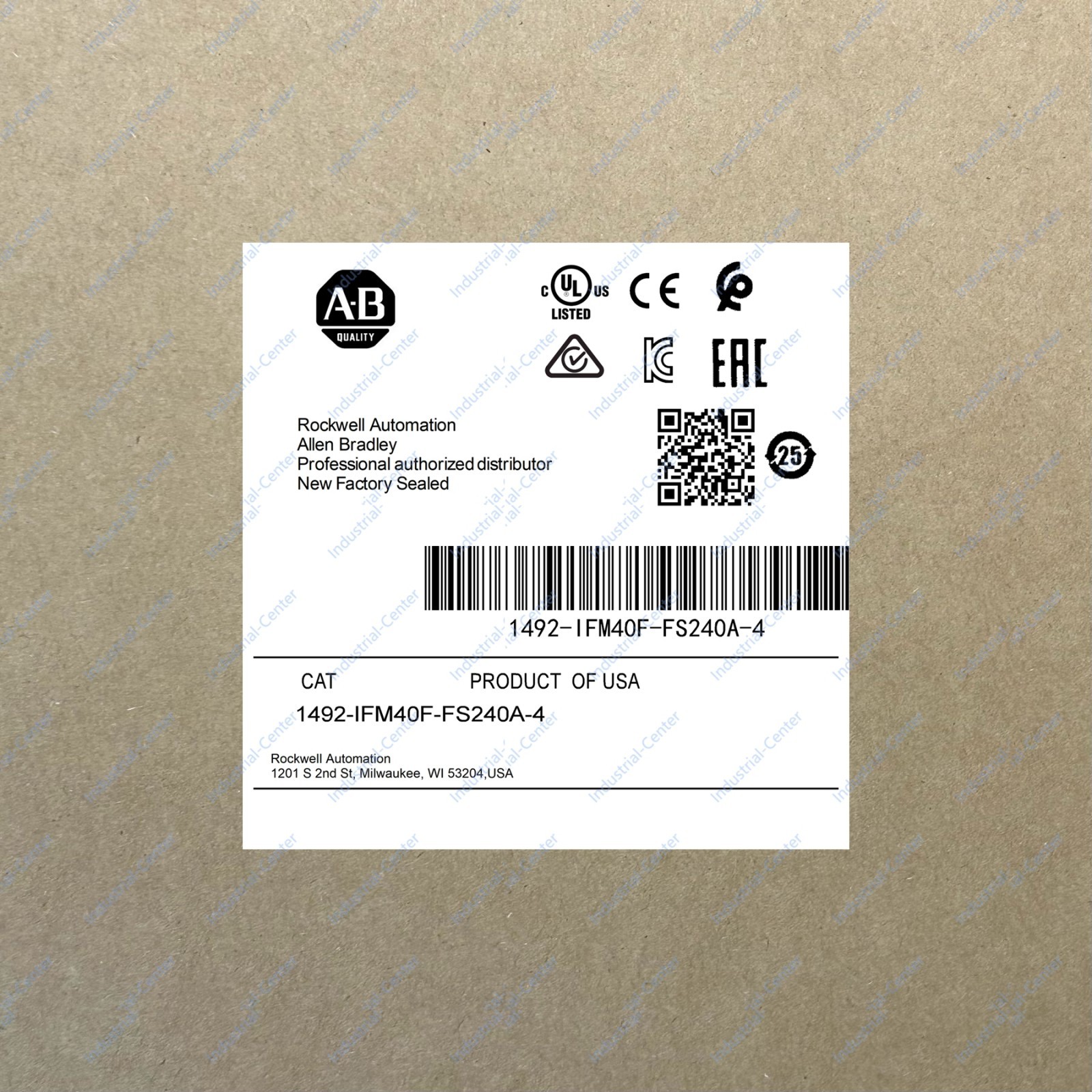 AB 1492-IFM40F-FS240A-4 Connection Products New UPS WPL0