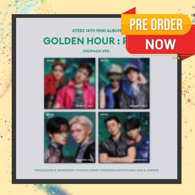 [POB] ATEEZ GOLDEN HOUR : Part.5 14th Mini Album DIGIPACK UNIT Ver.