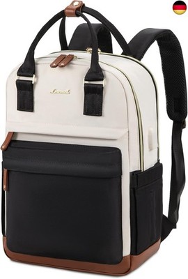 LOVEVOOK Rucksack Damen, 15,6 Zoll Laptop Schulrucksack Reiserucksack