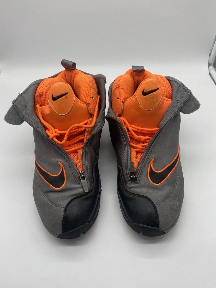 Nike Air Zoom Flight Gary Payton The Glove Cool Grey Orange Size