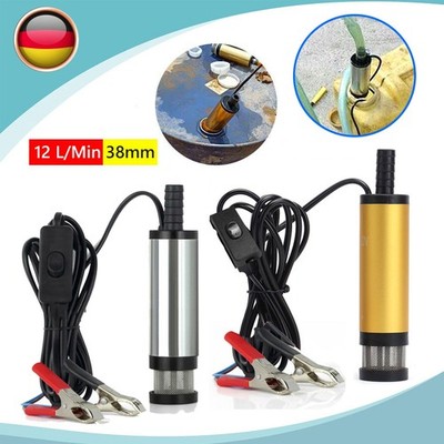 38mm Tauchpumpe DC 12V Pumpe 12 Volt Wasserpumpe Wohnwagen Camping Garten