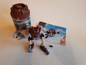 LEGO Bionicle 8568-1 Pohatu Nuva 100% Complete Toa Nuva 8568 Incl Container #2