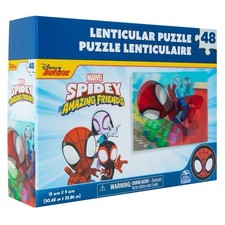 New Marvel Spidey  His Amazing Friends 48 Piece Lenticular Puzzle