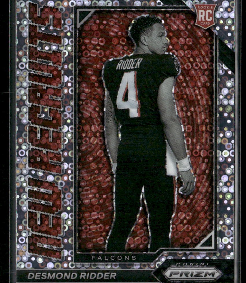 2022 Panini Prizm #NR-2 Desmond Ridder New Recruits Prizms No Huddle Falcons