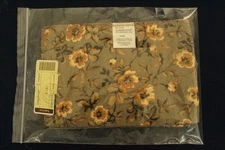 Longaberger Khaki Check Two-Handled Cake Basket Liner #21253278 - EUC