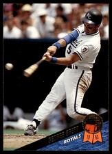George Brett 1993 Leaf #146 Royals MLB READ FREE SHIPPING AutographDen