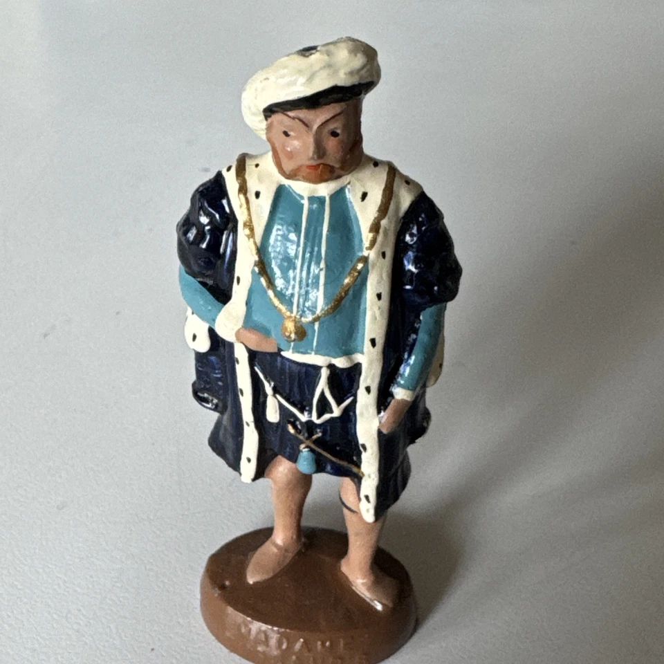 Figura de cera de Madame Tussaud del rey Enrique VIII de juguete de plomo de Gran Bretaña Foto 2 de 4