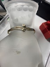 Armreifen aus 585 in Gelbgold/Weißgold
