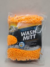 Armor All Microfiber Car Wash Mitt 2 Pack Noodle Tech Cleaning Glove Blue 19453