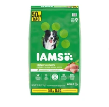 Iams ProActive Health, Chicken, Adult Minichunks Dry Dog Food, 50 lbs.