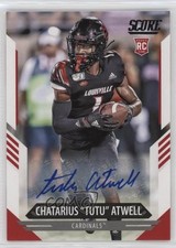 2021 Score Rookies Signatures Chatarius Tutu Atwell #336 Auto f1i