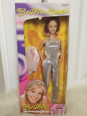 Britney Spears Born to Make You Happy Silver Outfit Doll Britney Brands 2000 NIB