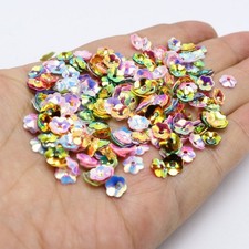 Mixed Color Craft Sewing Wedding Cup Flower loose sequins Paillettes6mm 8mm 10mm
