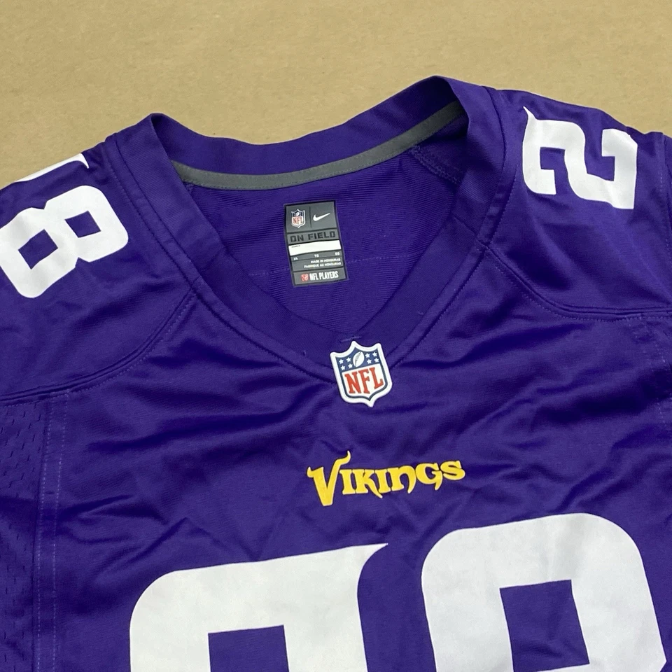 Camiseta Nike XL X-Large On Field NFL Minnesota Vikings On Field púrpura #28 para mujer Foto 4 de 4