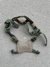 Genuine GENTEX USGI USMC Chin Strap With Hardware Green Army Ach Mich Hel met