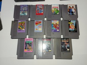 NES Video Game Lot of 41 Lethal Weapon Beetlejuice Pacman Addams Family + More